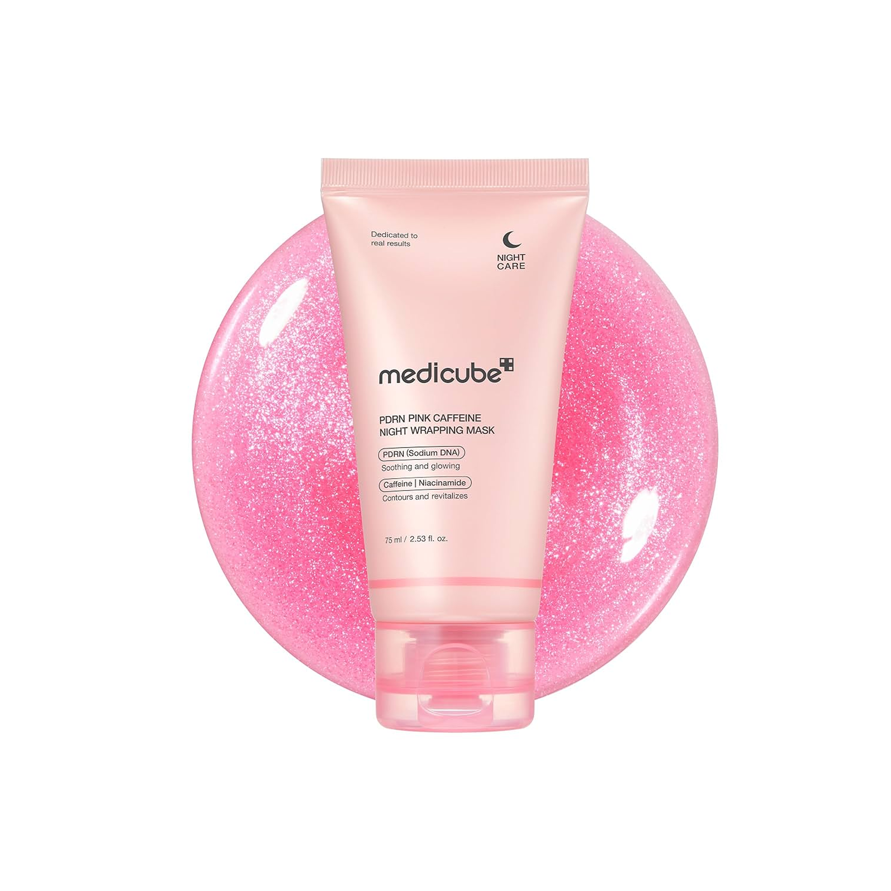 Medicube PDRN Pink Caffeine Night Wrapping Mask 75ml — buy in Kuwait at EmartGCC