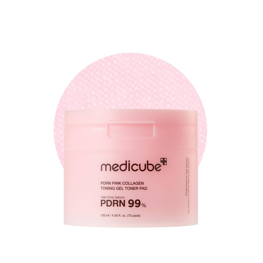 Medicube PDRN Pink Collagen Toning Gel Toner Pad 70 pads tub — buy in Kuwait at EmartGCC