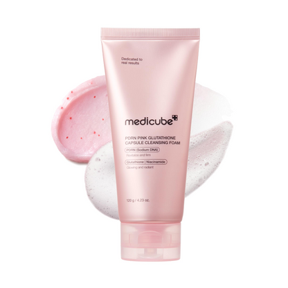 Medicube PDRN Pink Glutathione Capsule Cleansing Foam 120g — buy in Kuwait at EmartGCC