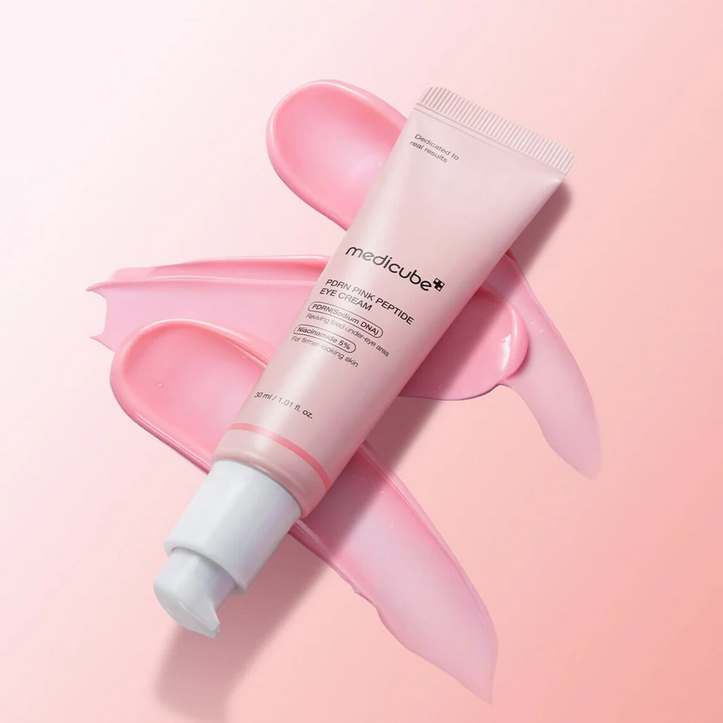 Medicube PDRN Pink Peptide Eye Cream with salmon PDRN, niacinamide and retinol