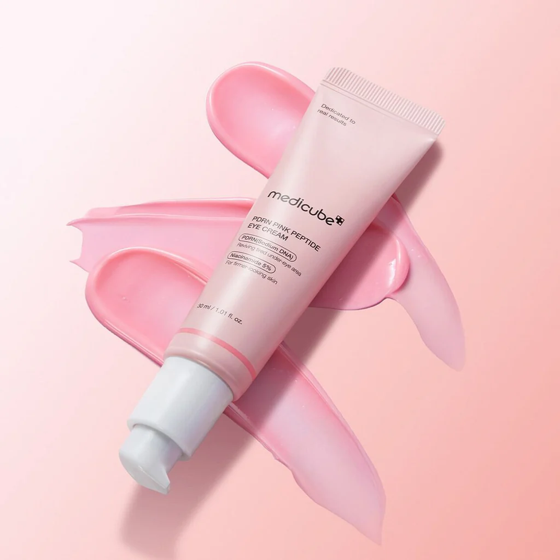 Medicube PDRN Pink Peptide Eye Cream with salmon PDRN, niacinamide and retinol