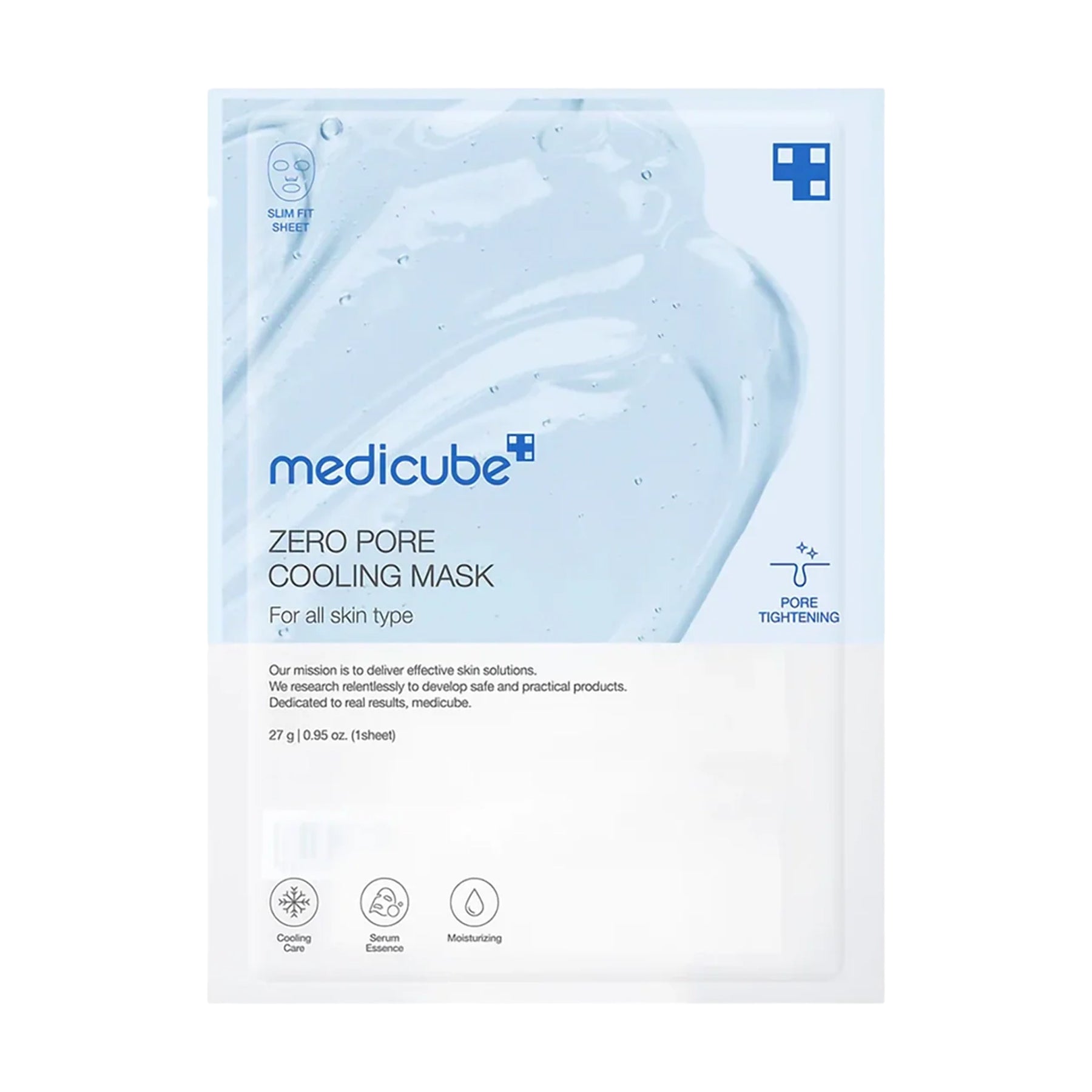 Medicube Zero Pore Cooling Mask 27g sheet mask — buy in Kuwait at EmartGCC