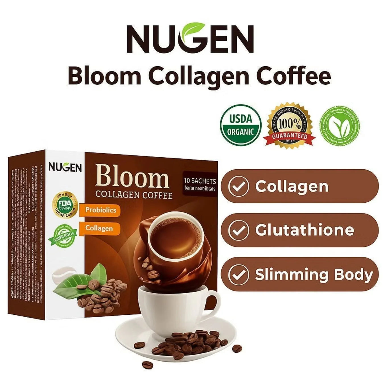 NUGEN Bloom Collagen Coffee