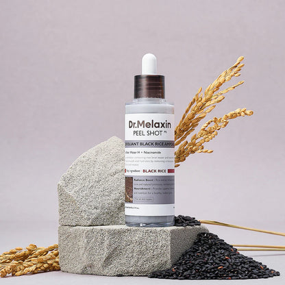 أمبولات الأرز الأسود المقشرة من دكتور ميلاكسين - 80 مل 