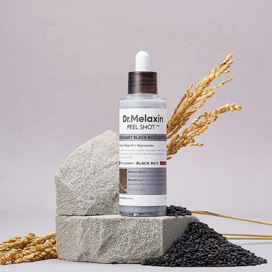 أمبولات الأرز الأسود المقشرة من دكتور ميلاكسين - 80 مل 
