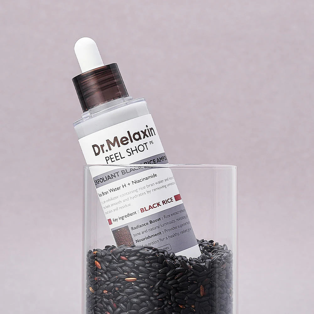 Dr.Melaxin Peel Shot Exfoliant Black Rice Ampoule - 80 ml