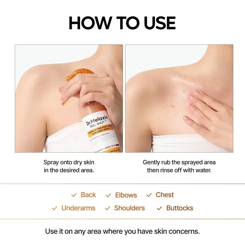 Dr.Melaxin Peel Shot Exfoliating Spray — view 10 — EmartGCC Kuwait
