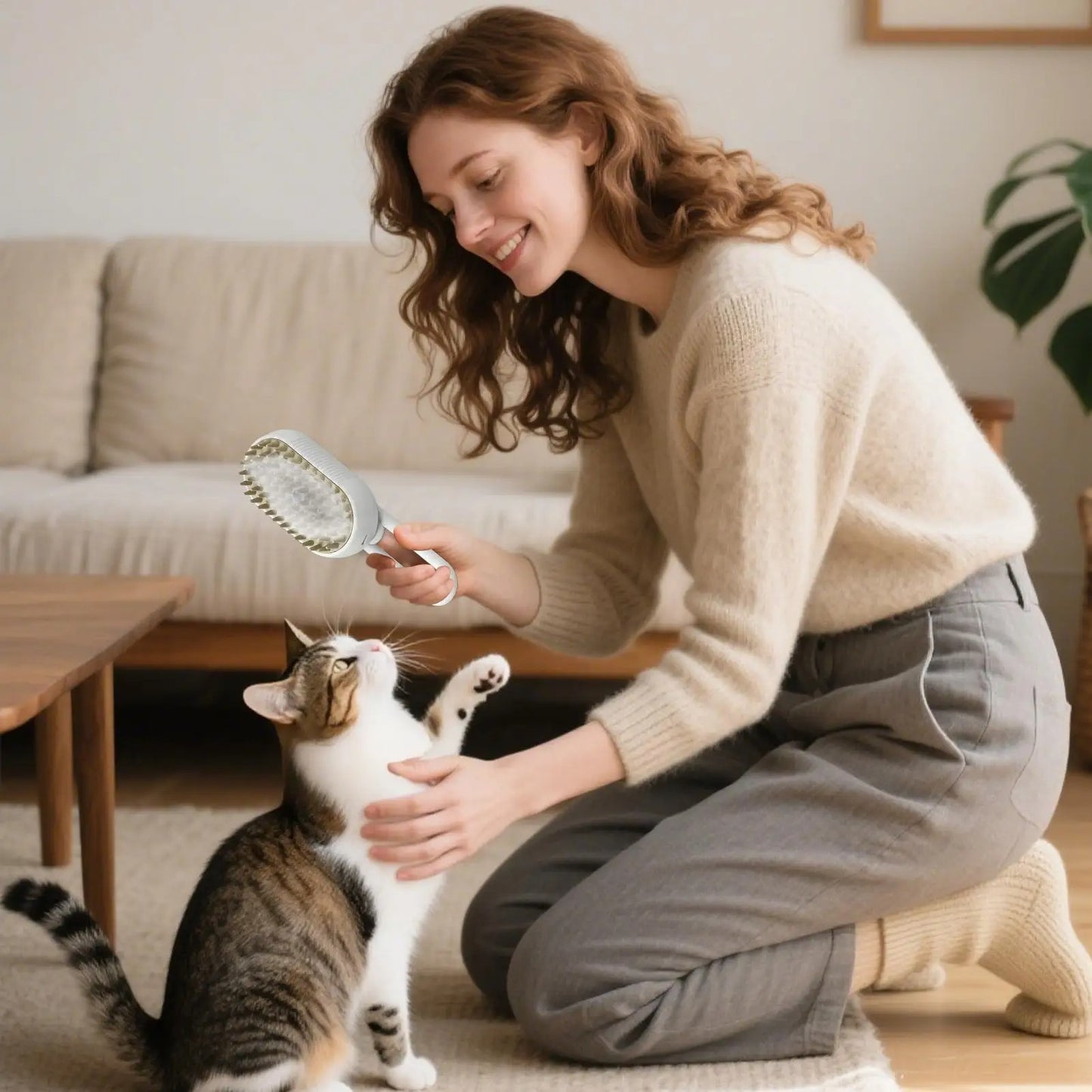 Pet Steam Brush – The Ultimate Grooming Experience!