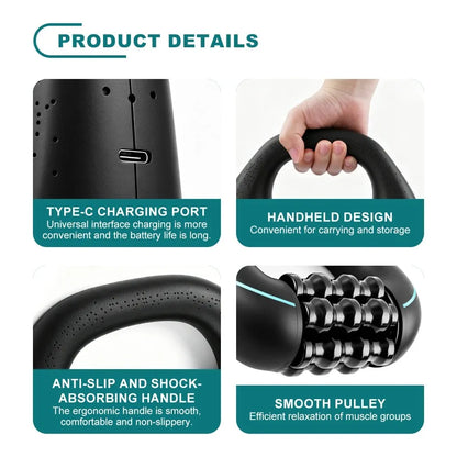 Rolling Percussive Massager – Whole Body & Muscle Relief Massage