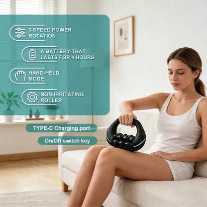 Rolling Percussive Massager – Whole Body & Muscle Relief Massage