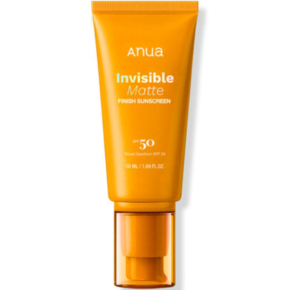 ANUA Invisible Matte Finish Sunscreen  50ml