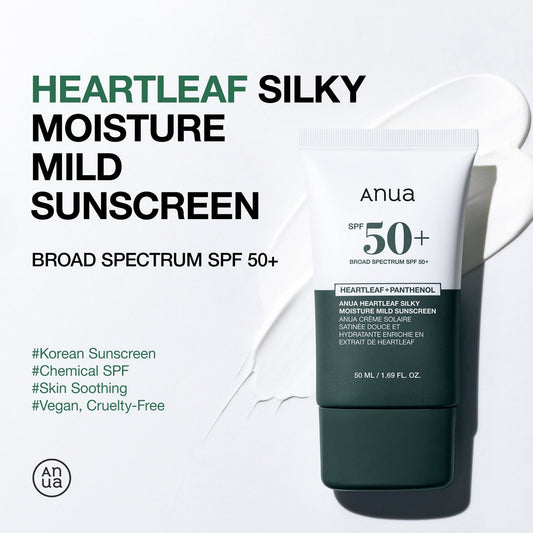 Anua - Heartleaf Silky Moisture Sunscreen (50ml)