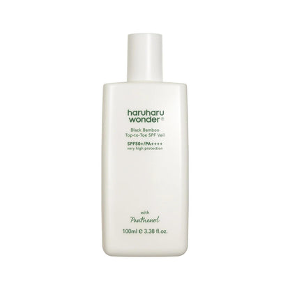 Haruharu Wonder - Black Bamboo Top-to-Toe SPF Veil SPF50+ PA++++ [100ml]