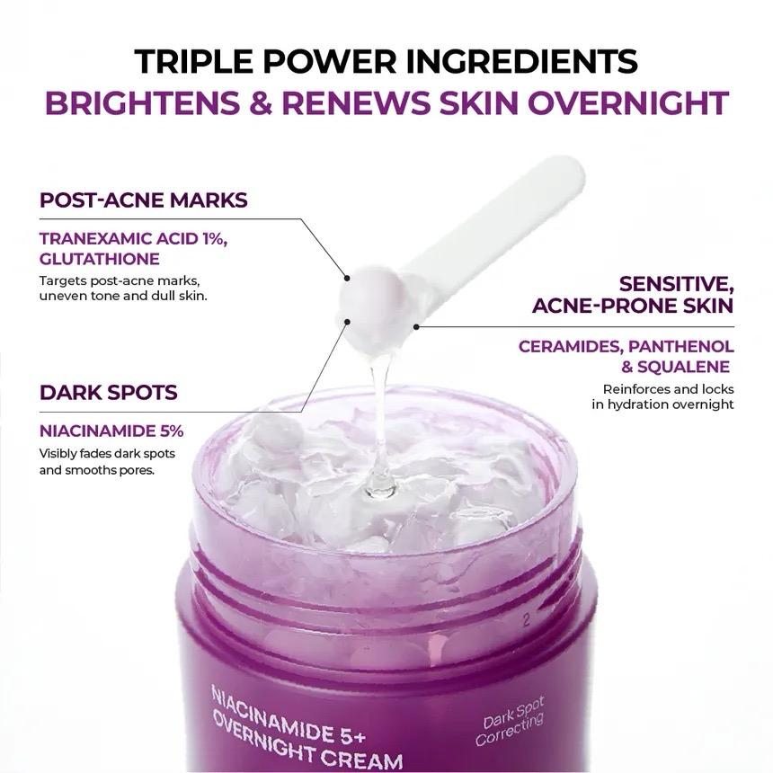JUMISO - Niacinamide 5+ Overnight Cream [50ml]