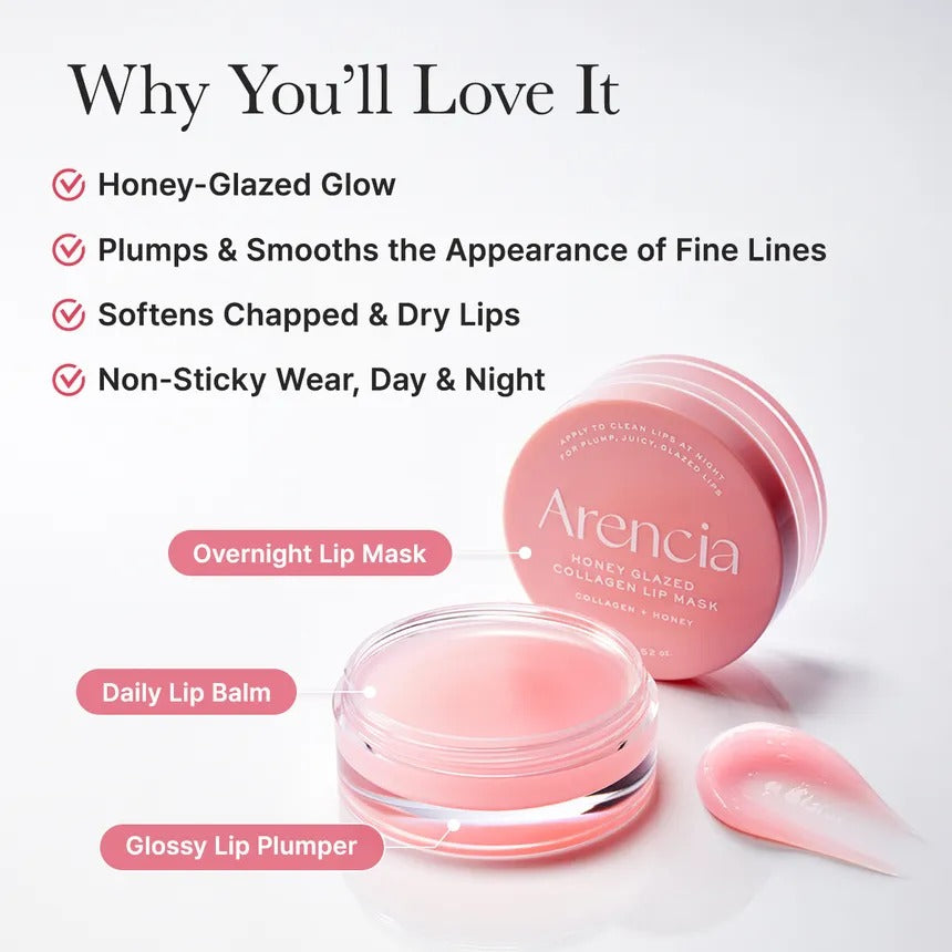 ARENCIA - Honey Glazed Collagen Lip Mask [15g]