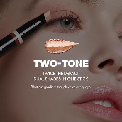 ⁠ELROEL - Blanc Double Shadow Stick #1 Gold-Espresso