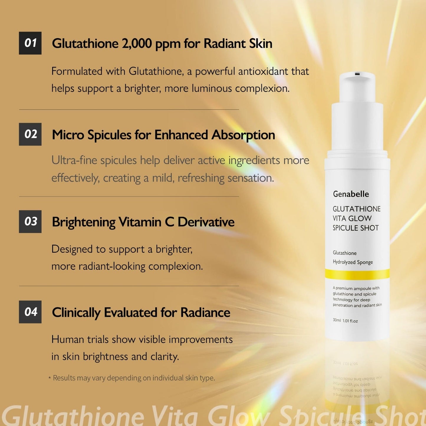 Genabelle - Glutathione Vita Glow Spicule Shot [30ml]