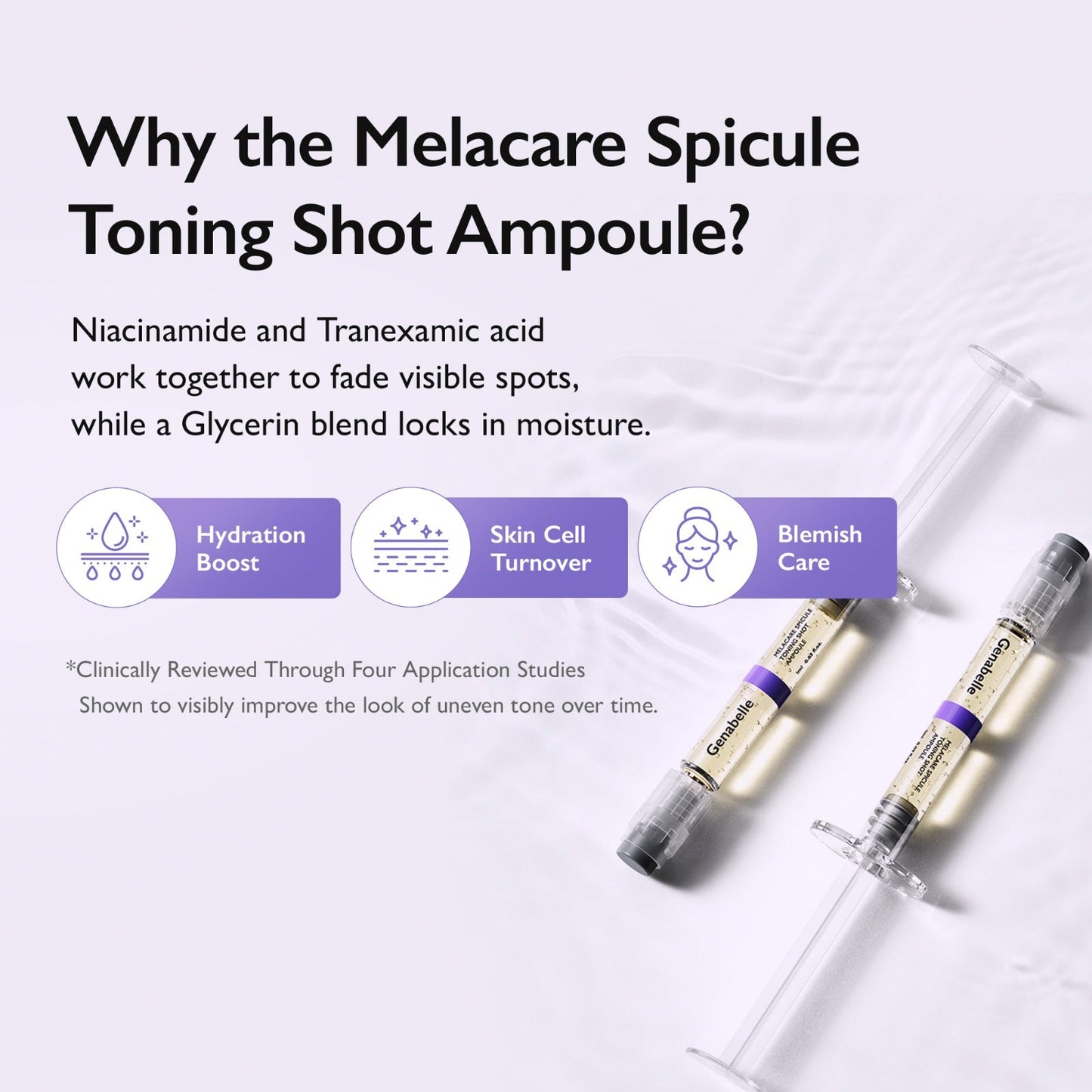 Genabelle - Melacare Spicule Toning Shot Ampoule (1ml*3pcs)