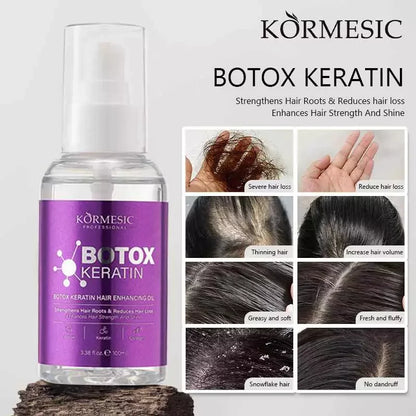 kormesic-botox-keratin-hair-oil-100ml + Moroccan Oil Multivitamin Hair Serum (40 Capsules)