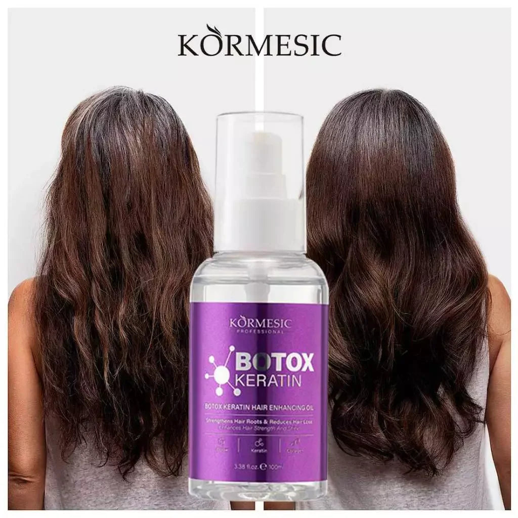 kormesic-botox-keratin-hair-oil-100ml + Moroccan Oil Multivitamin Hair Serum (40 Capsules)