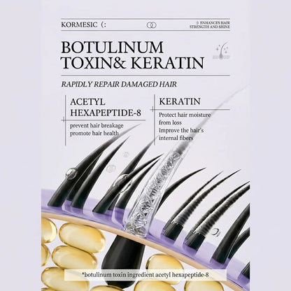 kormesic-botox-keratin-hair-oil-100ml + Moroccan Oil Multivitamin Hair Serum (40 Capsules)