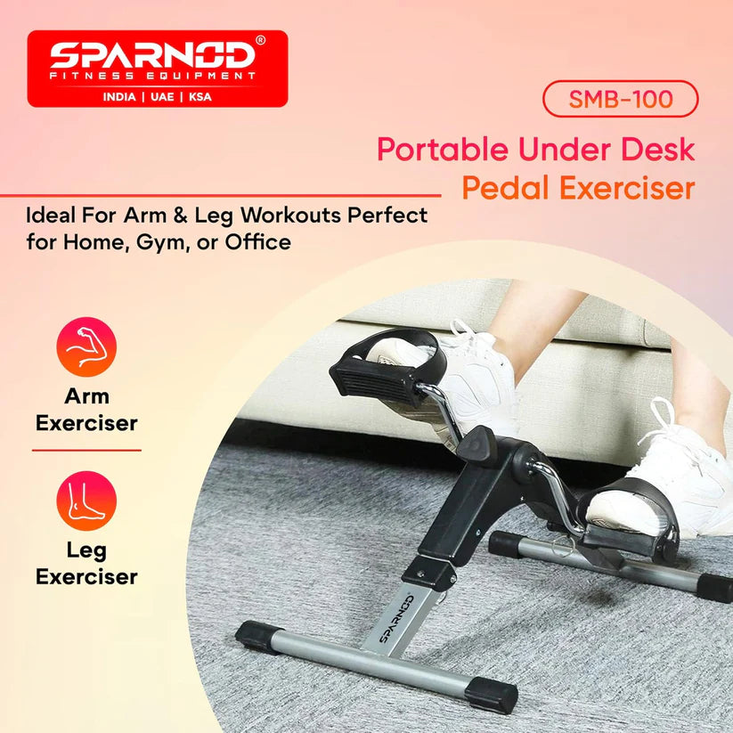 Mini Cycle Pedal Exerciser with fixing strap — EmartGCC Kuwait