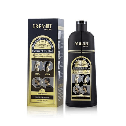 شامبو صبغة الشعر دكتور راشيل بالكولاجين وزيت الأرغان، لون أشقر طبيعي