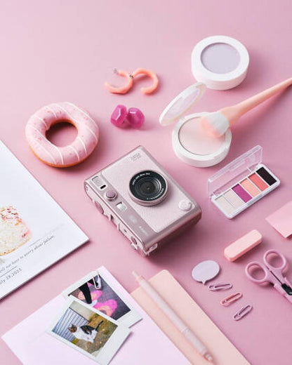 FUJIFILM INSTAX MINI EVO CAMERA GENTLE ROSE