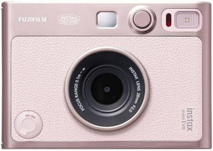 FUJIFILM INSTAX MINI EVO CAMERA GENTLE ROSE