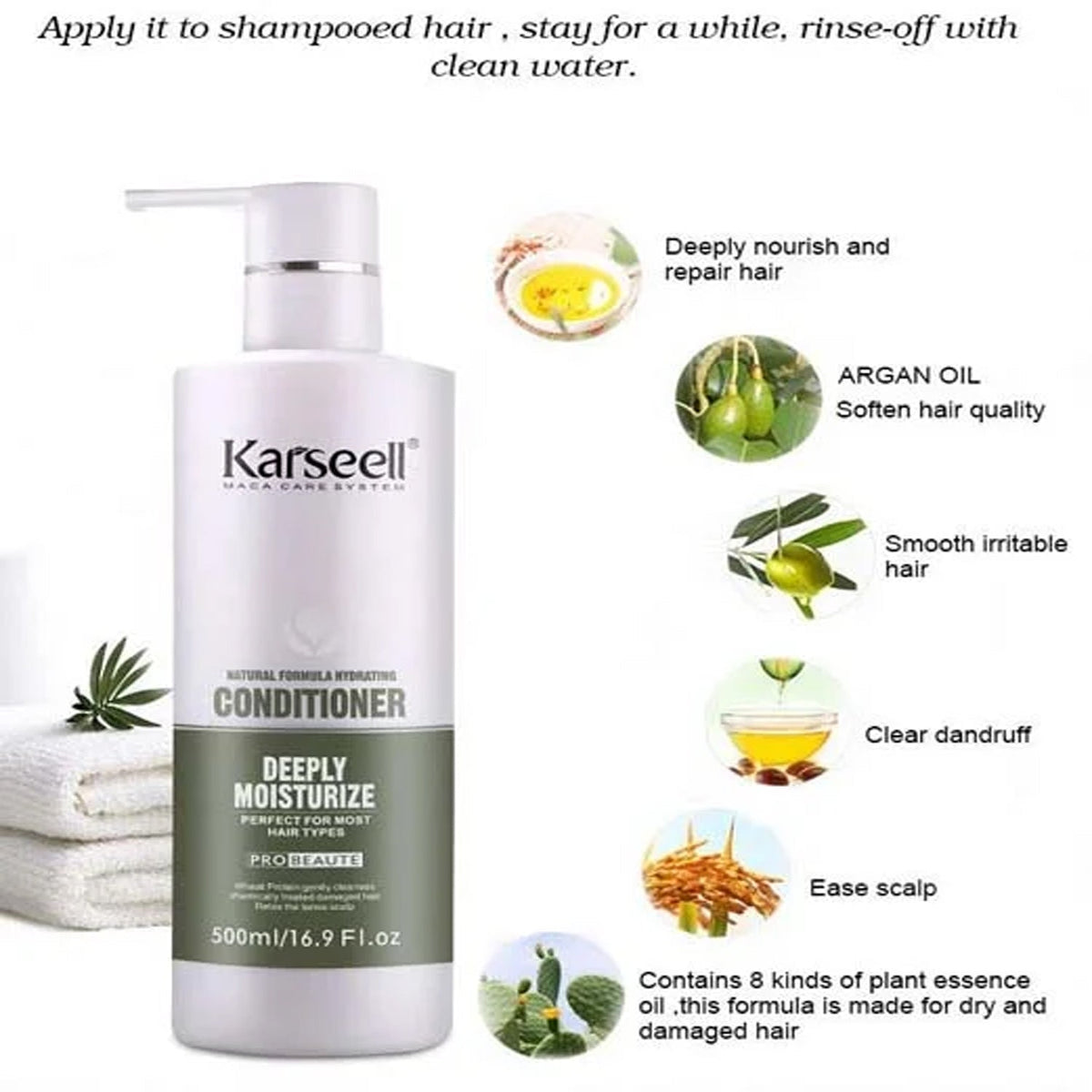 Karseell Natural Formula Hydrating Conditioner - 500ml