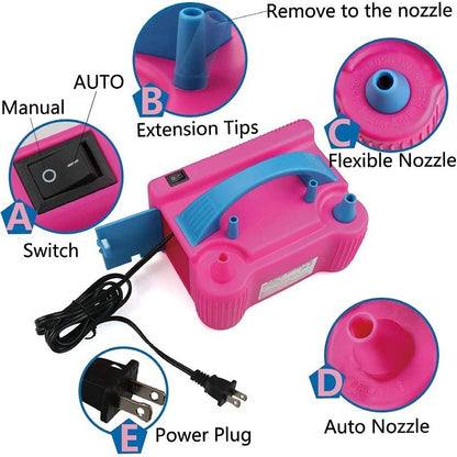 Electric Balloon Pump – Double Nozzle