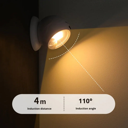 360° Rotating COB Ball Light Motion Sensor