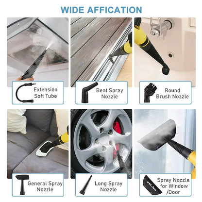 High Pressure Steam Cleaning Machine With 9 Accessories -350ml