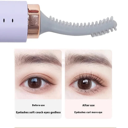2-in-1 Electric Eyelash Curler & Eyebrow Shaper for Women