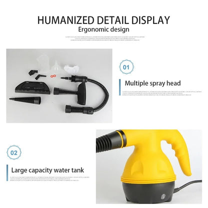 High Pressure Steam Cleaning Machine With 9 Accessories -350ml