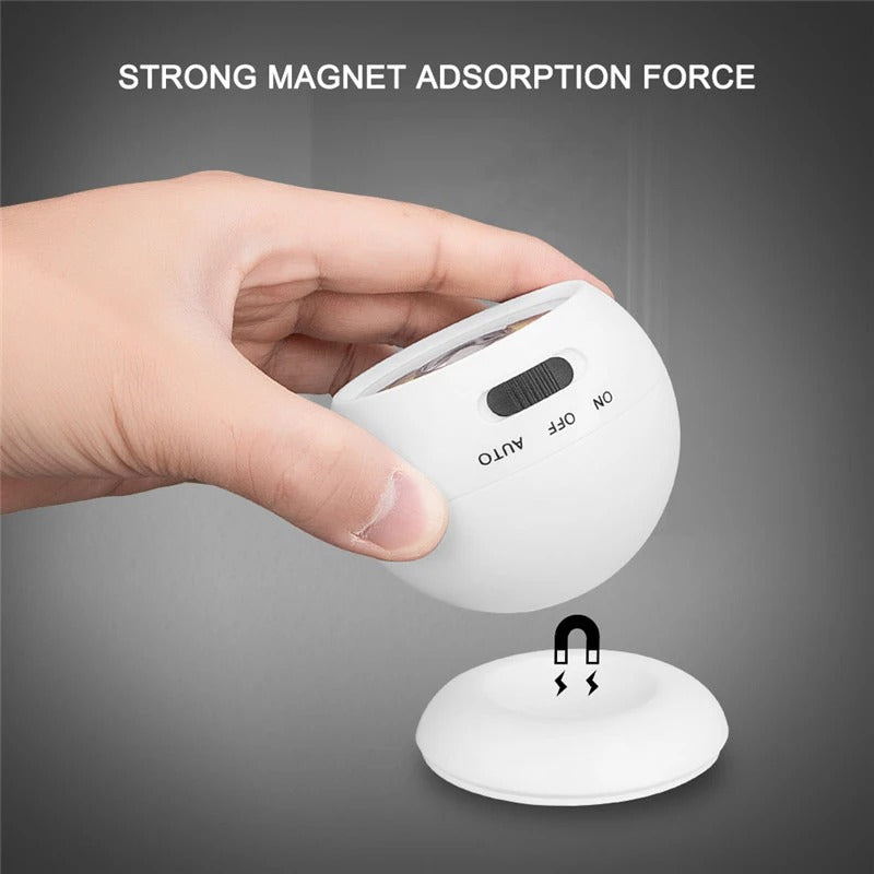 360° Rotating COB Ball Light Motion Sensor