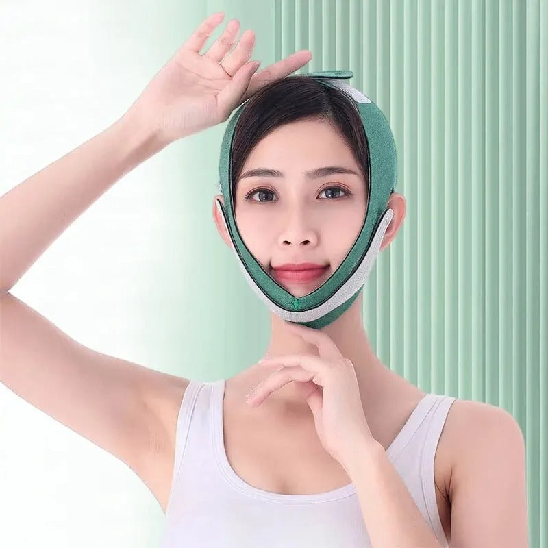ضمادة وجه قابلة للتعديل على شكل حرف V