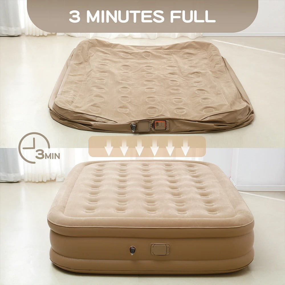 Air Mattress with Built-In Pump