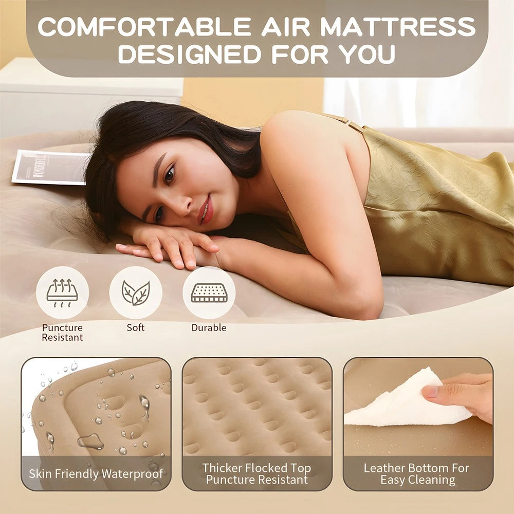 Air Mattress with Built-In Pump