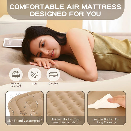 Air Mattress with Built-In Pump
