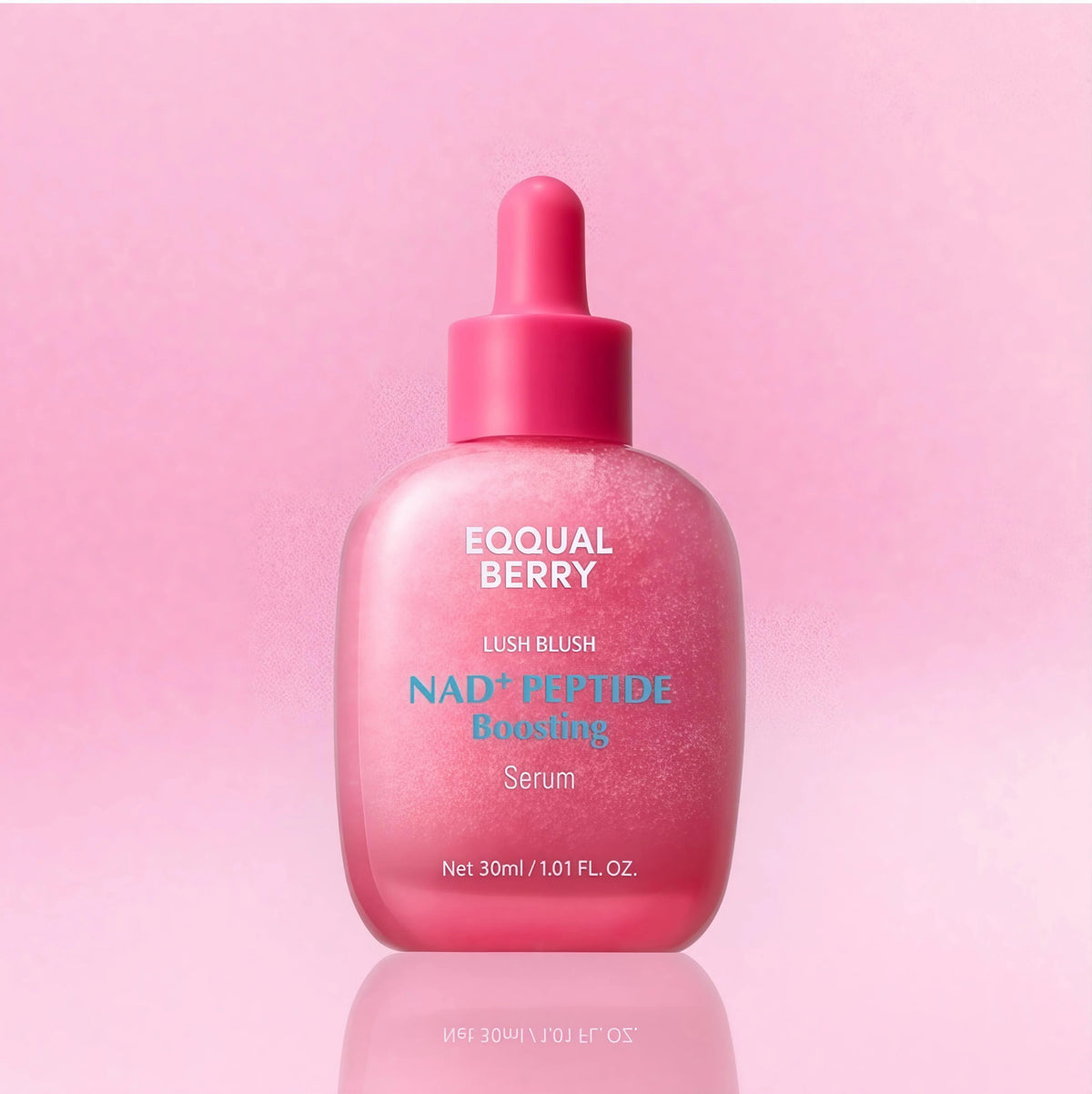 EQQUALBERRY Lush Blush NAD+ Peptide Boosting Serum dropper — EmartGCC Kuwait