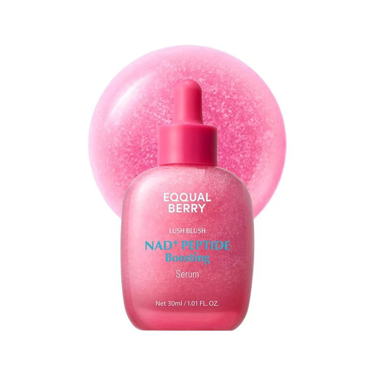 EQQUALBERRY Lush Blush NAD+ Peptide Boosting Serum benefits — EmartGCC Kuwait