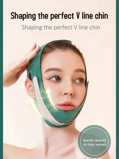 Face Bandage Adjustable V-Lift Up Belt