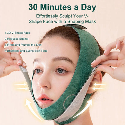 Face Bandage Adjustable V-Lift Up Belt